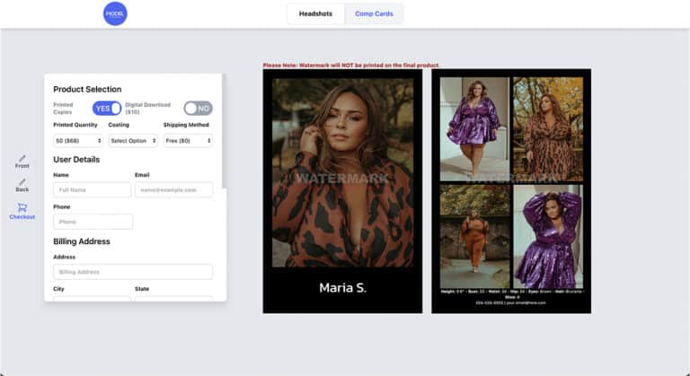 Comp Cards maker